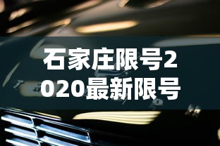 石家庄限号2020最新限号7月