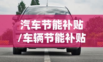 汽车节能补贴/车辆节能补贴