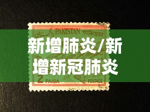 新增肺炎/新增新冠肺炎症状