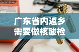 广东省内返乡需要做核酸检测吗（广东省内返乡需要做核酸检测吗今天）