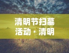 清明节扫墓活动 · 清明节扫墓活动总结