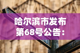 哈尔滨市发布第68号公告：哈尔滨36号文件