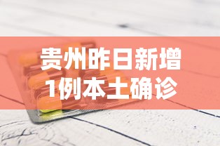 贵州昨日新增1例本土确诊