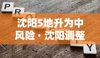沈阳5地升为中风险 · 沈阳调整为中风险 沈阳5地升为中风险 · 沈阳调整为中风险