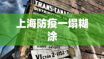 上海防疫一塌糊涂