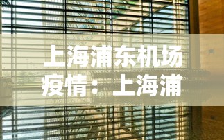 上海浦东机场疫情：上海浦东机场疫情防控上海嘉定黄云龙