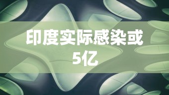 印度实际感染或5亿