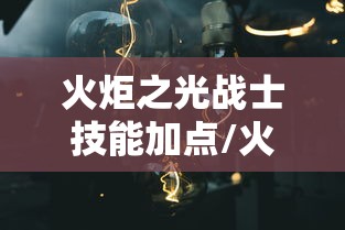 火炬之光战士技能加点/火炬之光战士技能加点图 火炬之光战士技能加点/火炬之光战士技能加点图