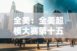 全美:全美超模大赛第十五季 全美:全美超模大赛第十五季