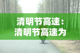 清明节高速:清明节高速为什么免费 清明节高速:清明节高速为什么免费