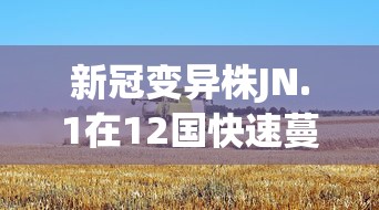 新冠变异株JN.1在12国快速蔓延/新冠病毒变异株gamma 新冠变异株JN.1在12国快速蔓延/新冠病毒变异株gamma