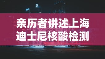 亲历者讲述上海迪士尼核酸检测之夜 亲历者讲述上海迪士尼核酸检测之夜
