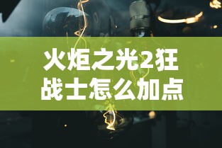 火炬之光2狂战士怎么加点（火炬之光2狂战士加点攻略）