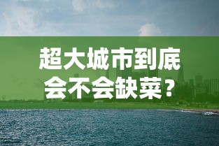 超大城市到底会不会缺菜?/大城市有菜市场吗 超大城市到底会不会缺菜?/大城市有菜市场吗