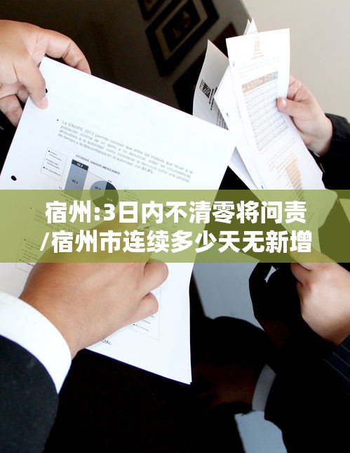 宿州:3日内不清零将问责/宿州市连续多少天无新增 宿州:3日内不清零将问责/宿州市连续多少天无新增