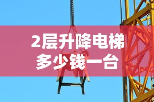 2层升降电梯多少钱一台