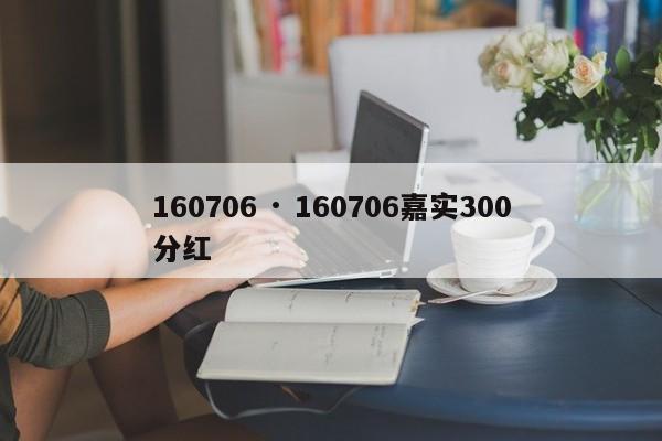 160706 · 160706嘉实300分红