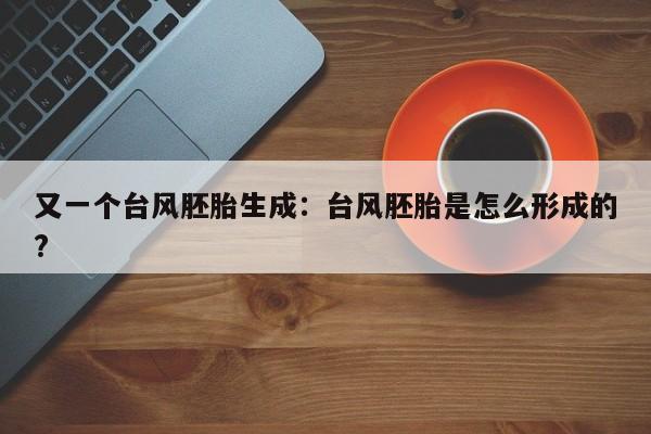 又一个台风胚胎生成:台风胚胎是怎么形成的?