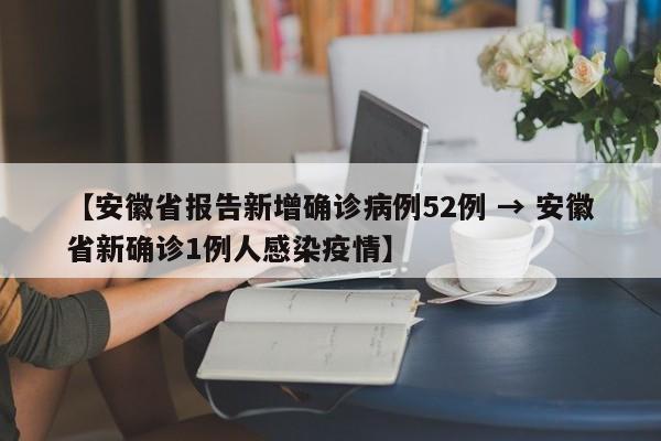 【安徽省报告新增确诊病例52例 → 安徽省新确诊1例人感染疫情】
