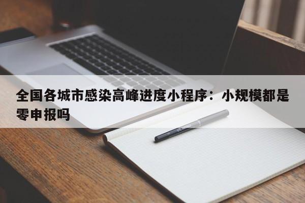 全国各城市感染高峰进度小程序:小规模都是零申报吗