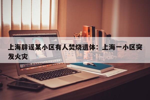 上海辟谣某小区有人焚烧遗体:上海一小区突发火灾